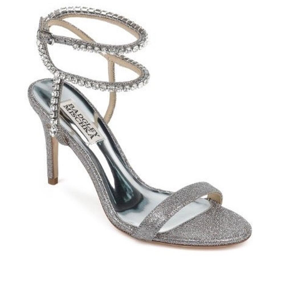 Badgley Mischka Claudette Diamond Evening Heel Shoes
